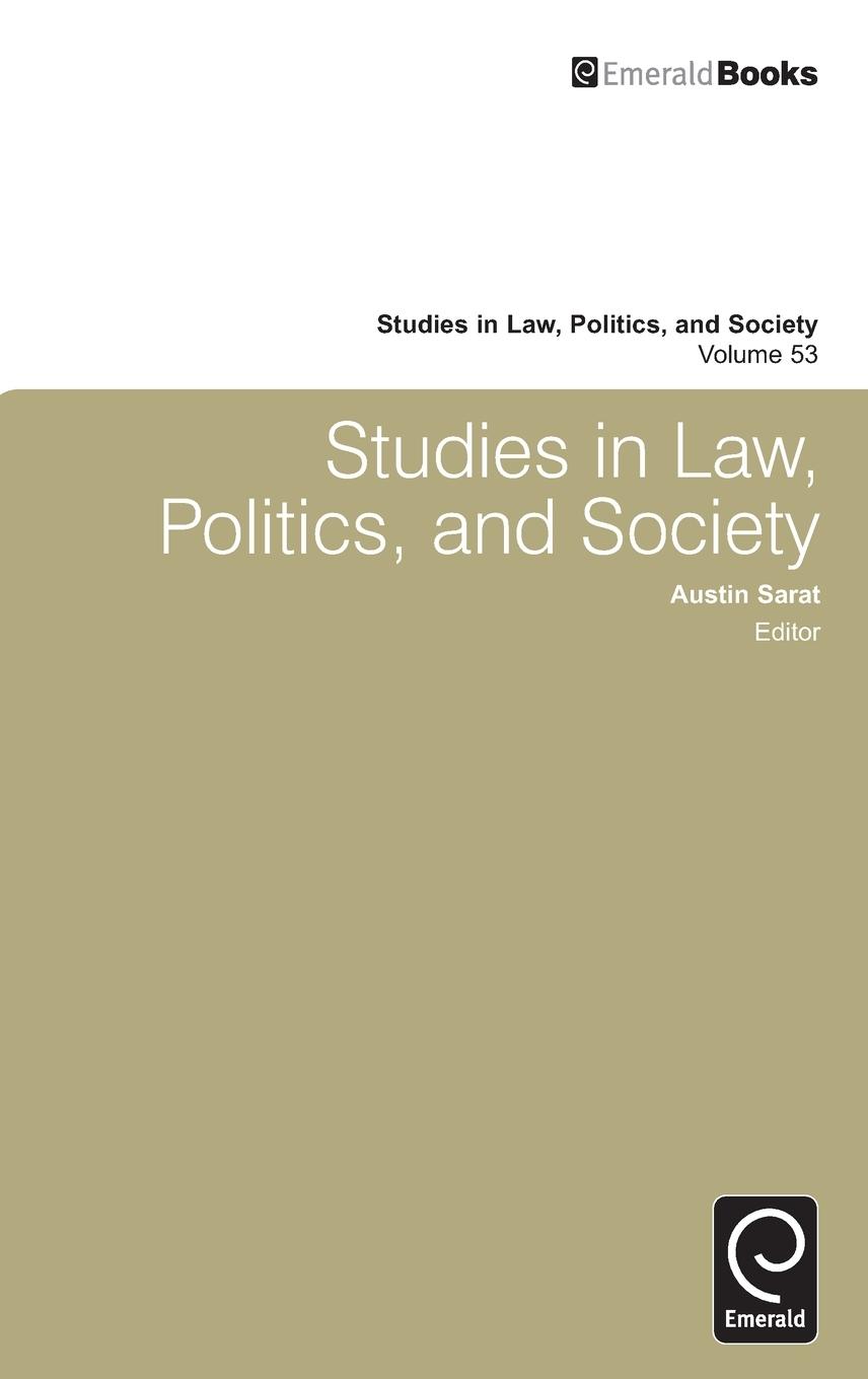 Vorderes Coverbild Studies in Law, Politics and Society