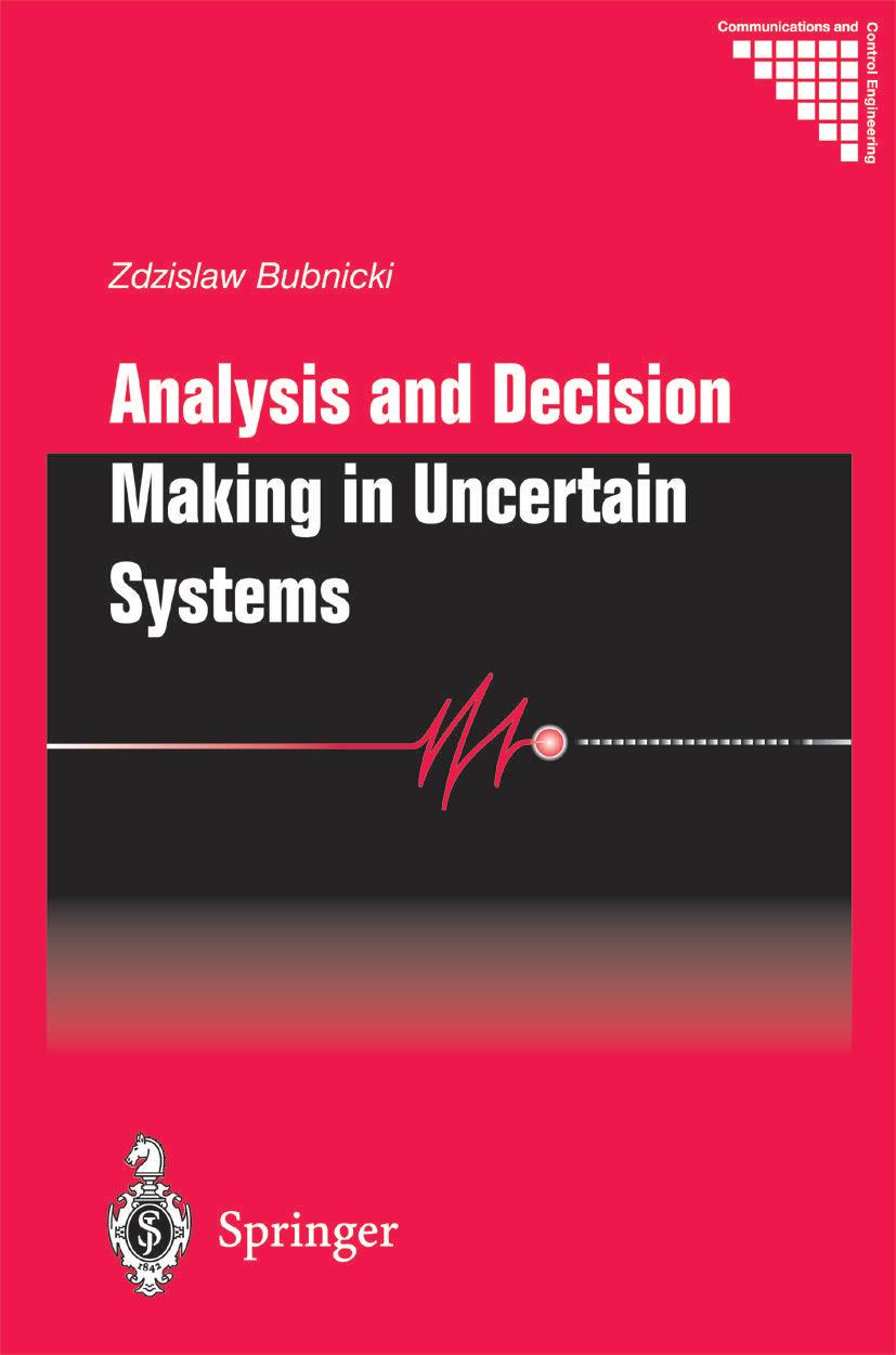 Vorderes Coverbild Analysis and Decision Making in Uncertain Systems