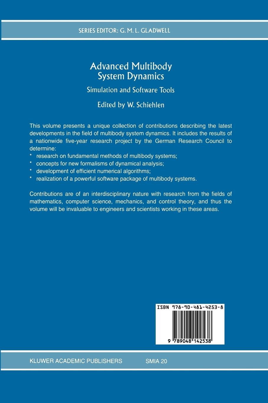 Rückseitencover Advanced Multibody System Dynamics