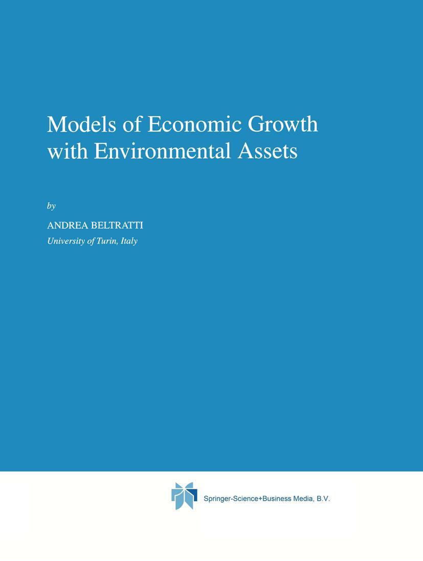 Vorderes Coverbild Models of Economic Growth with Environmental Assets