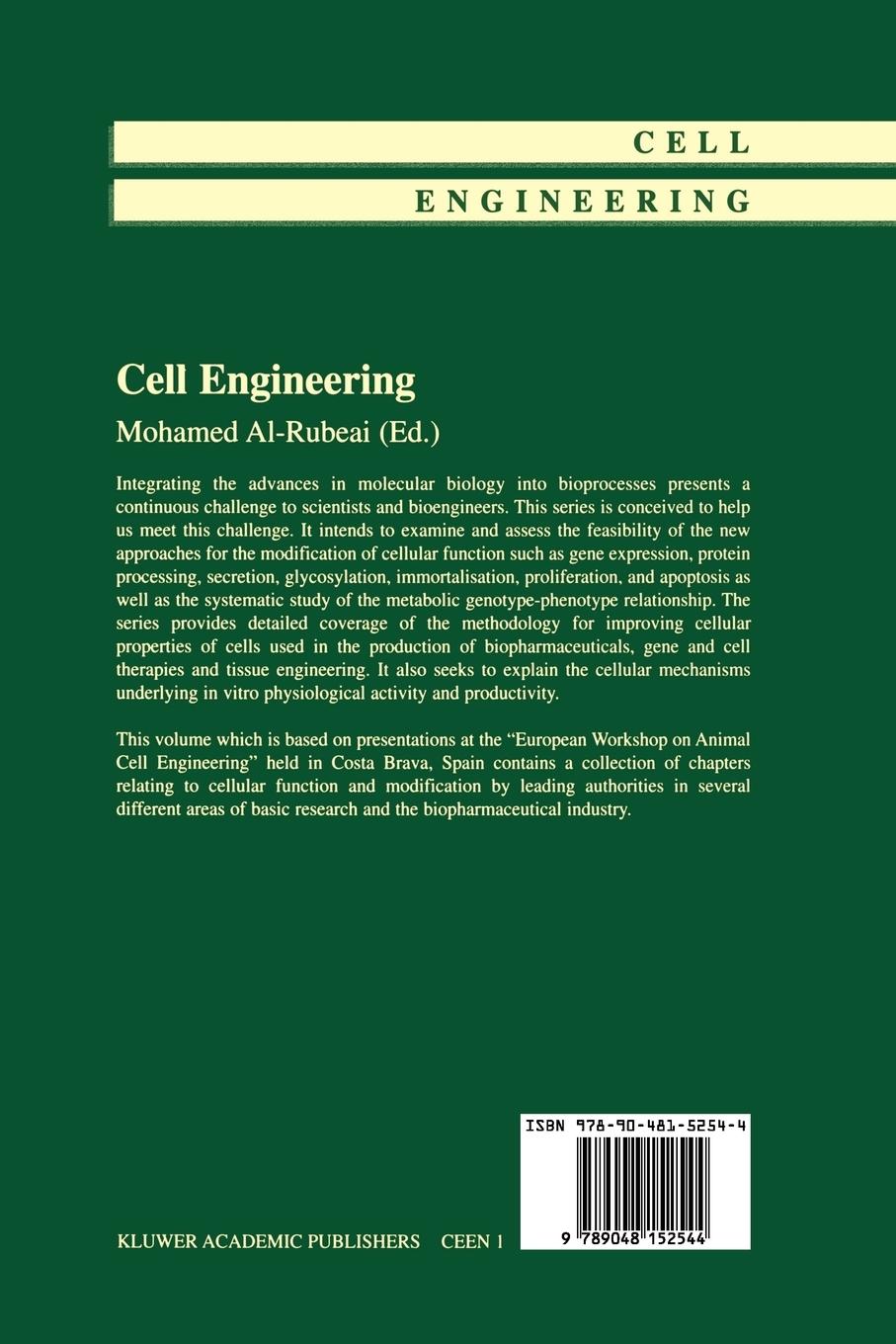 Rückseitencover Cell Engineering