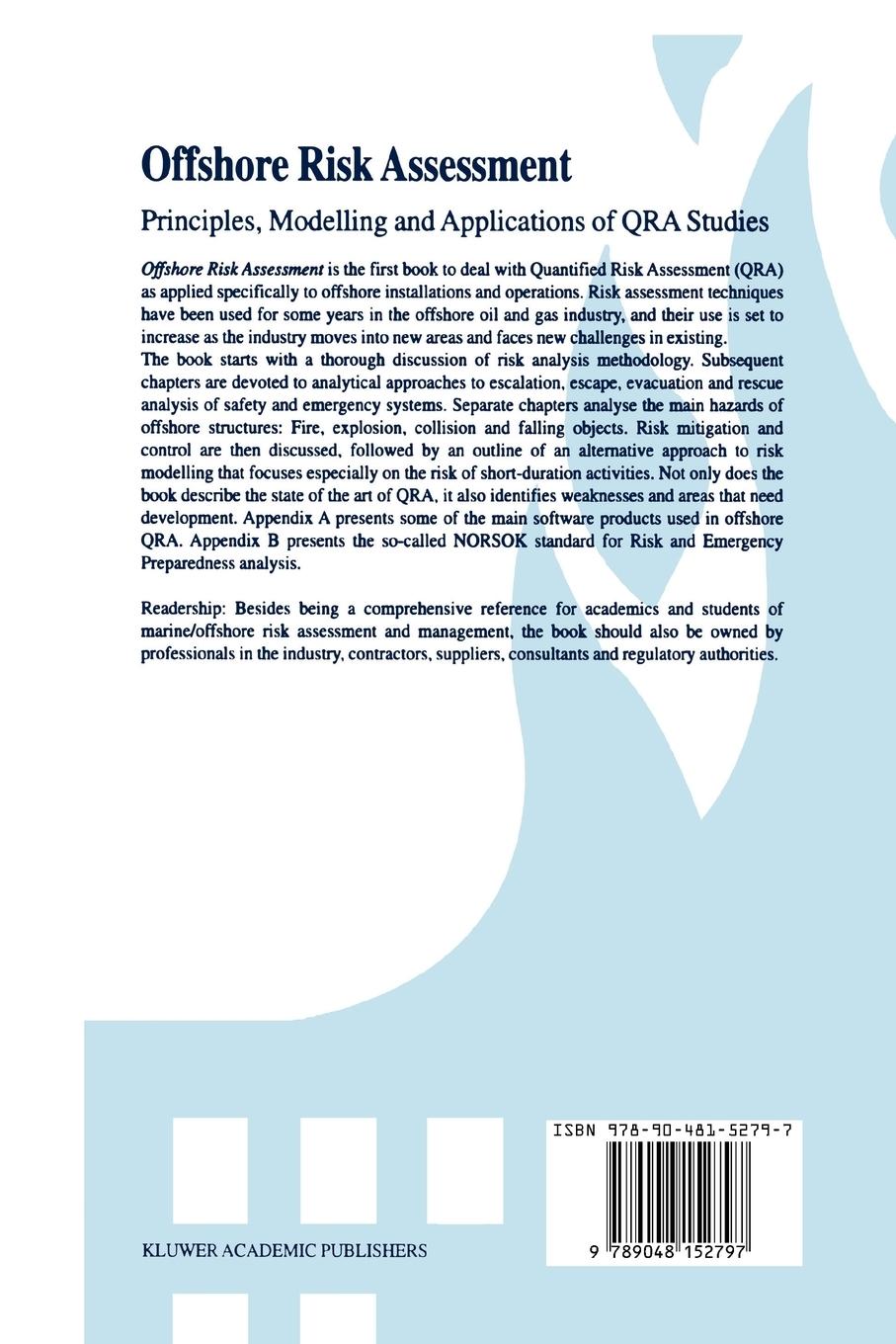 Rückseitencover Offshore Risk Assessment
