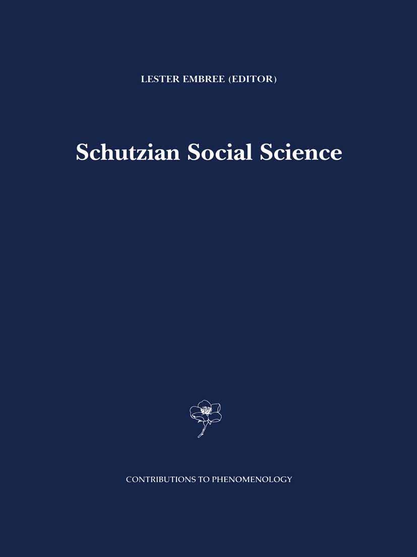 Vorderes Coverbild Schutzian Social Science