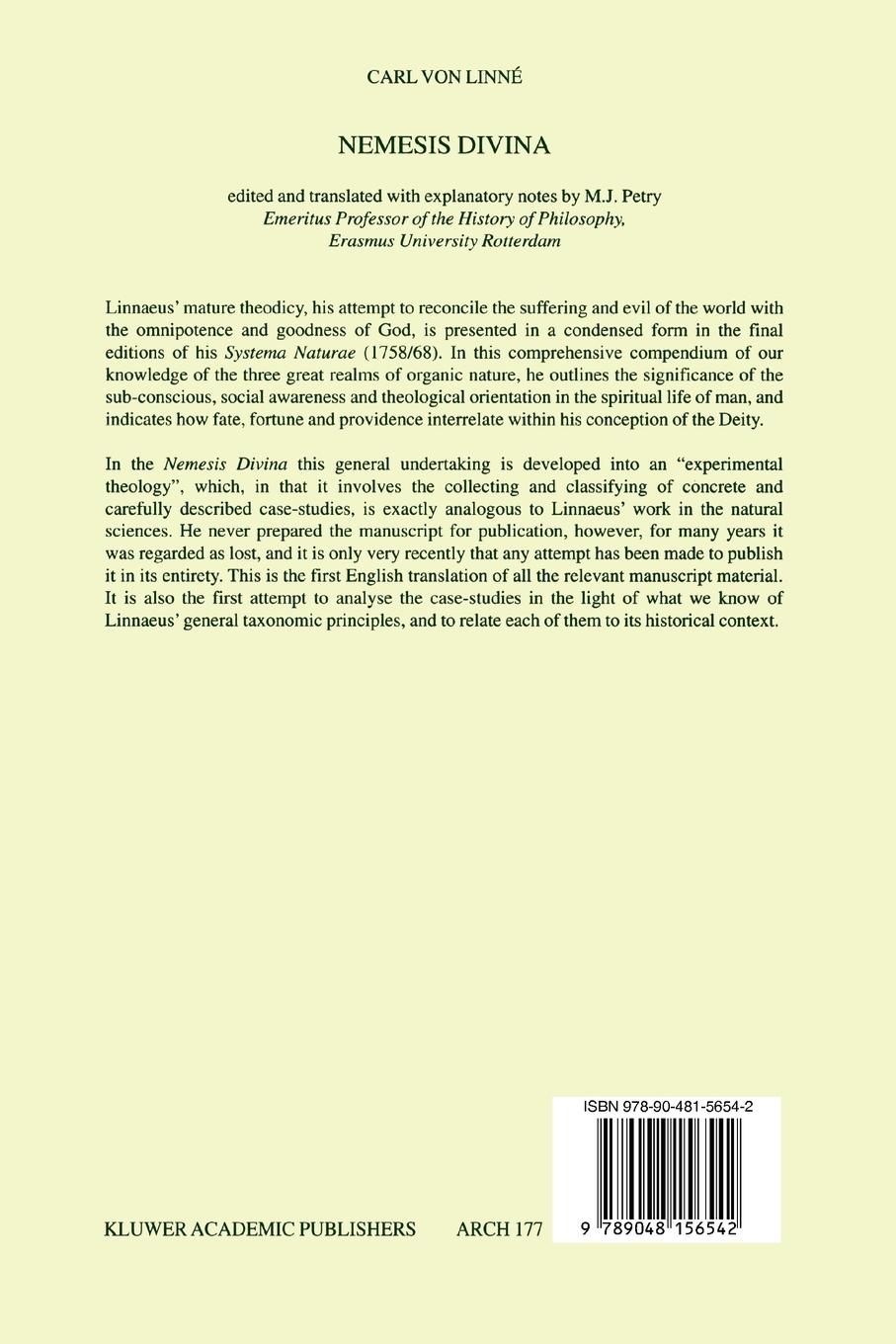 Rückseitencover Nemesis Divina
