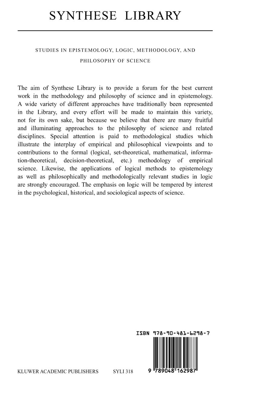 Rückseitencover Husserl's Logical Investigations