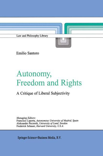 Vorderes Coverbild Autonomy, Freedom and Rights