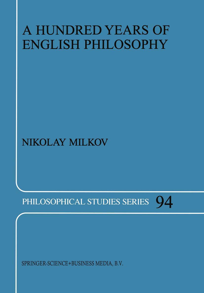 Vorderes Coverbild A Hundred Years of English Philosophy