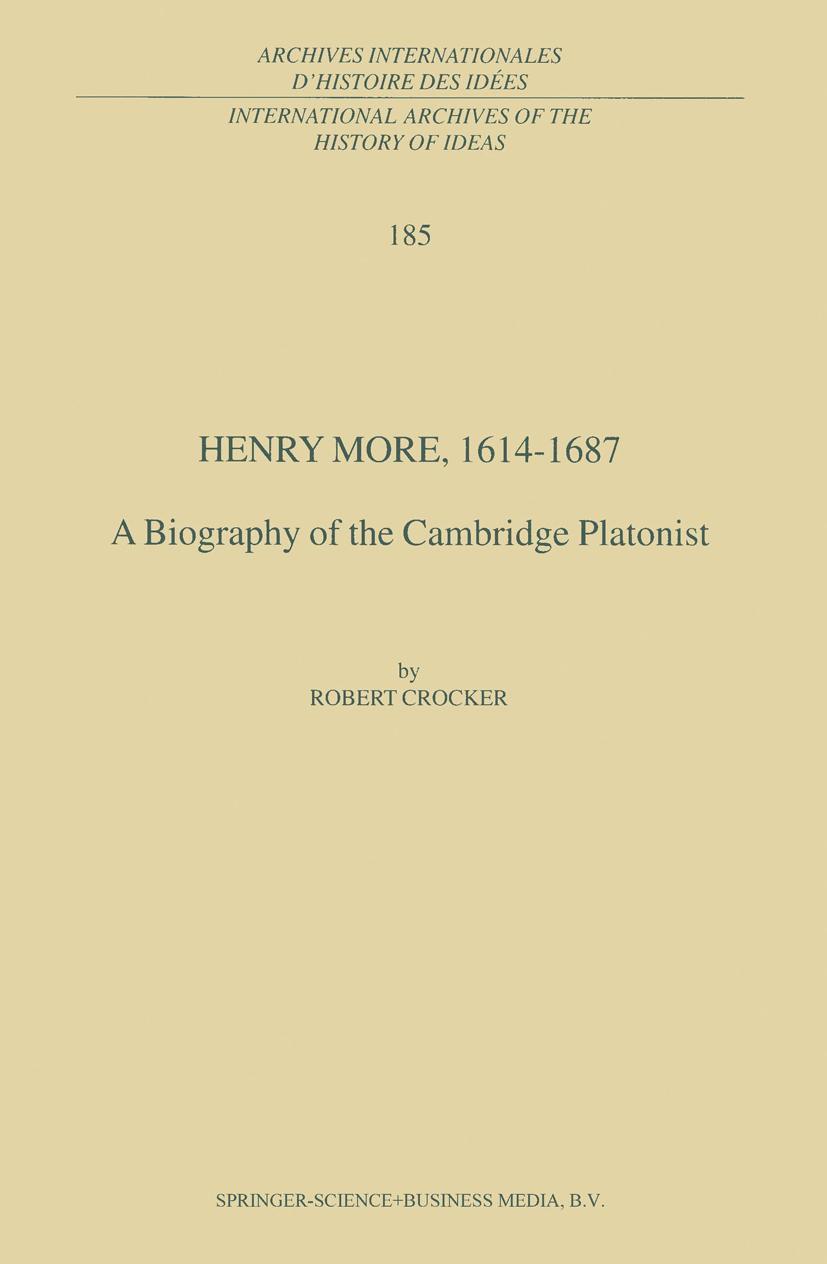 Vorderes Coverbild Henry More, 1614-1687
