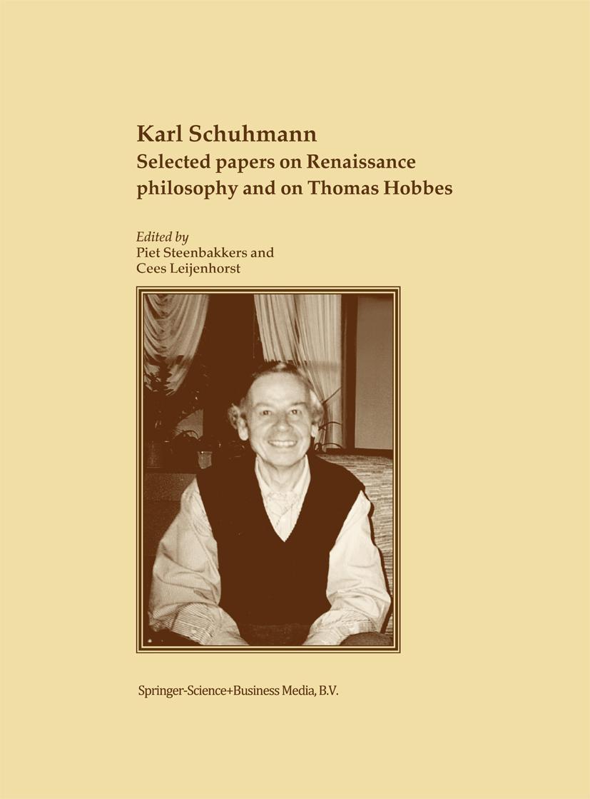 Vorderes Coverbild Selected papers on Renaissance philosophy and on Thomas Hobbes