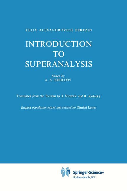 Vorderes Coverbild Introduction to Superanalysis