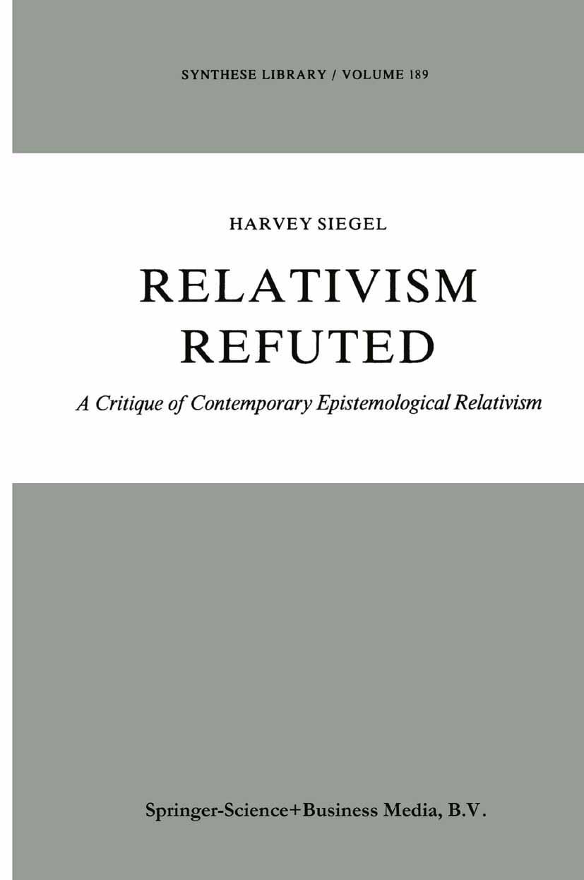 Vorderes Coverbild Relativism Refuted