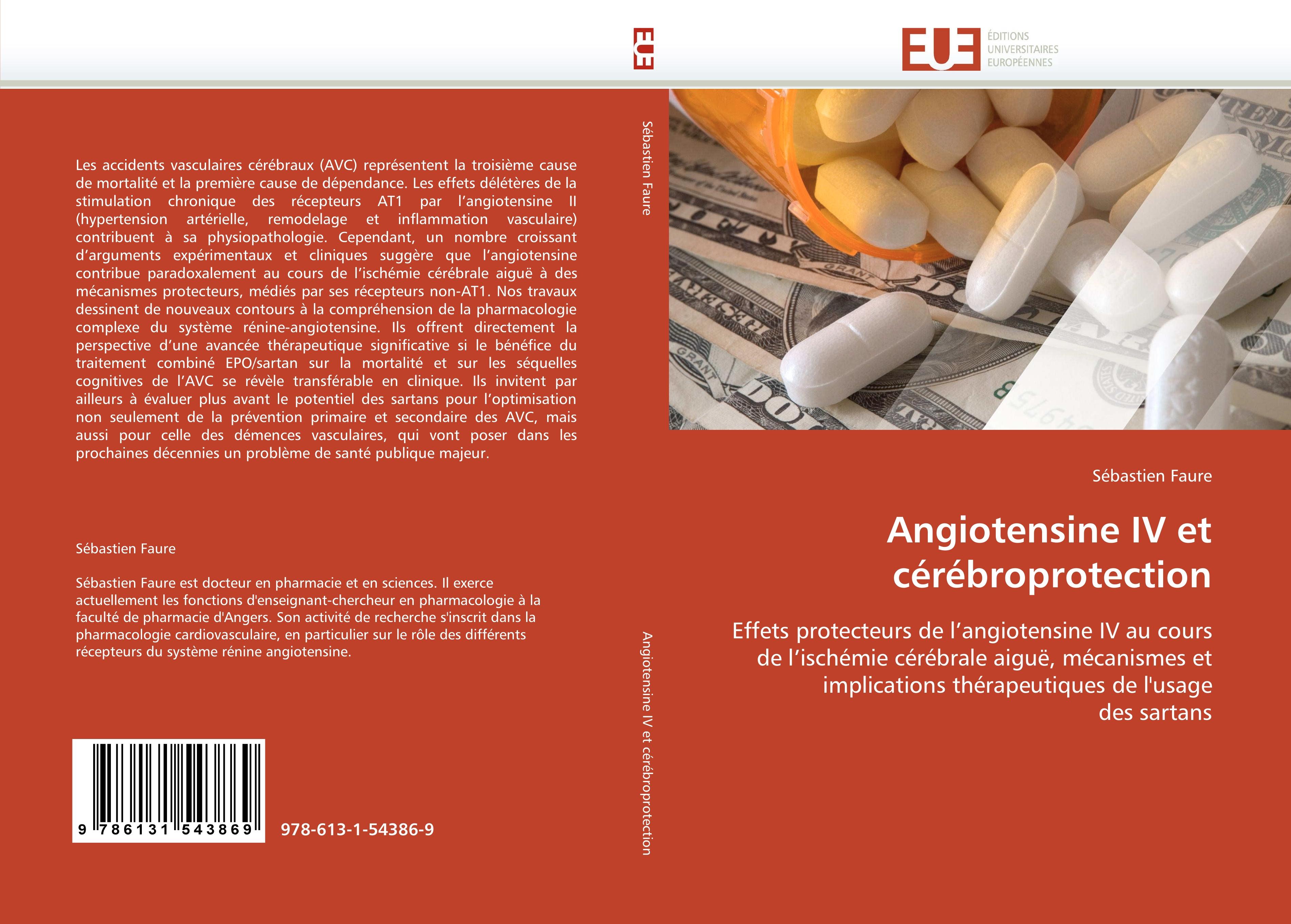Vorderes Coverbild Angiotensine IV et cérébroprotection