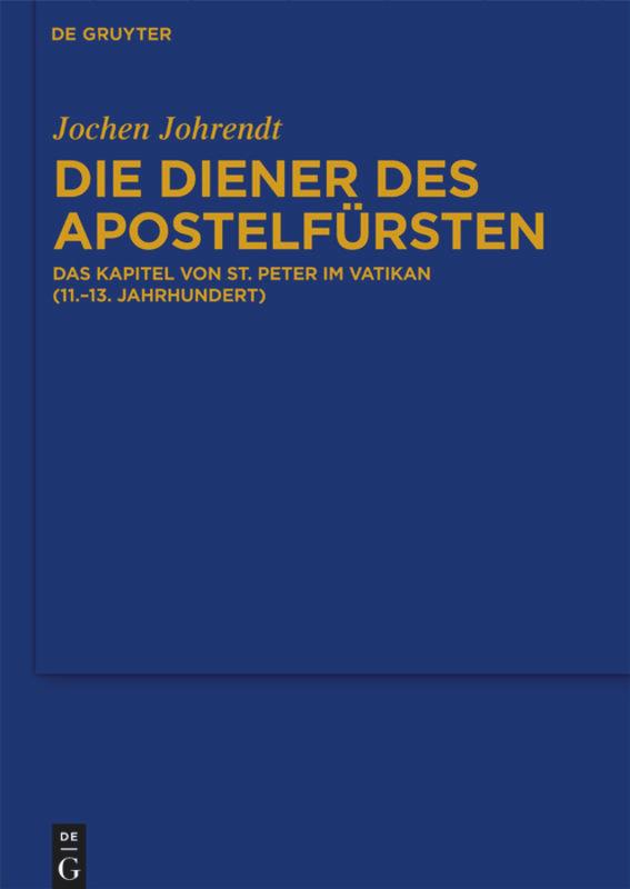 Vorderes Coverbild Die Diener des Apostelfürsten