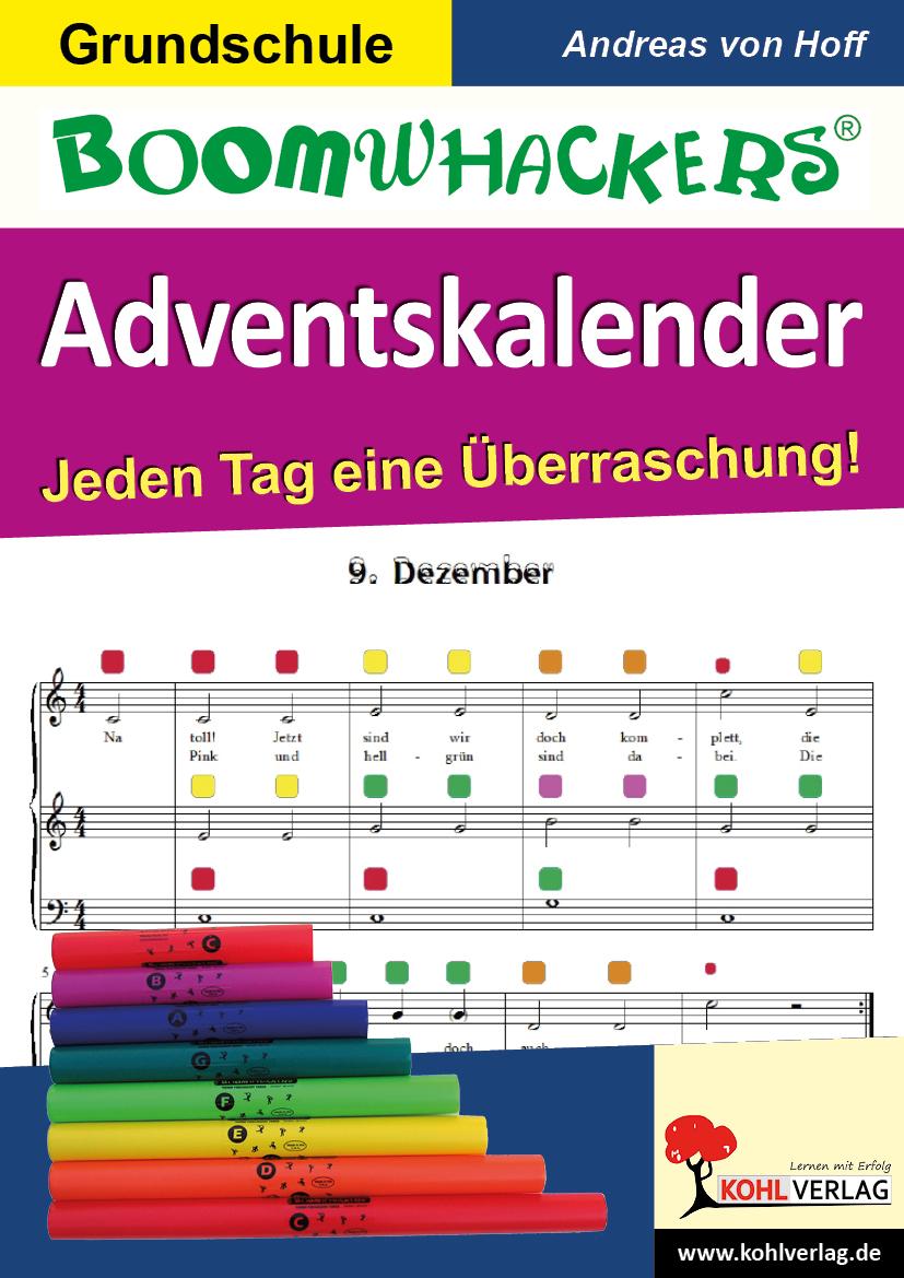Vorderes Coverbild Boomwhackers-Adventskalender