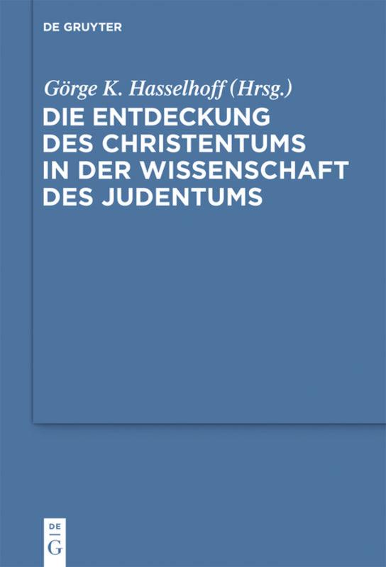 Vorderes Coverbild Die Entdeckung des Christentums in der Wissenschaft des Judentums