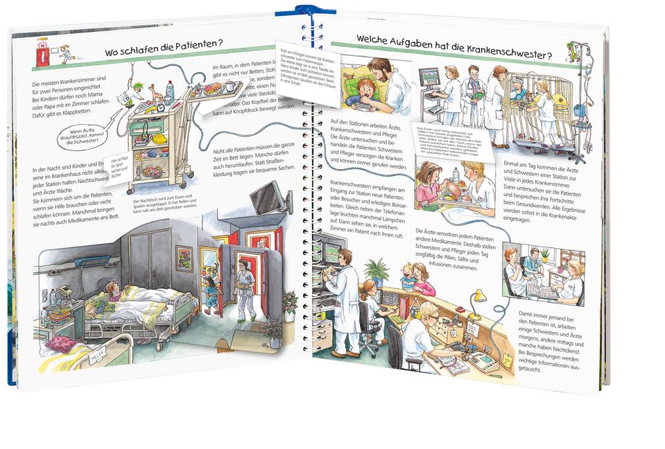 Beispielinhalt (Bild) Wieso? Weshalb? Warum?, Band 53: Was passiert im Krankenhaus?