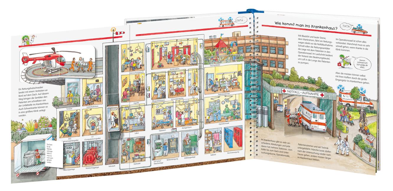Beispielinhalt (Bild) Wieso? Weshalb? Warum?, Band 53: Was passiert im Krankenhaus?
