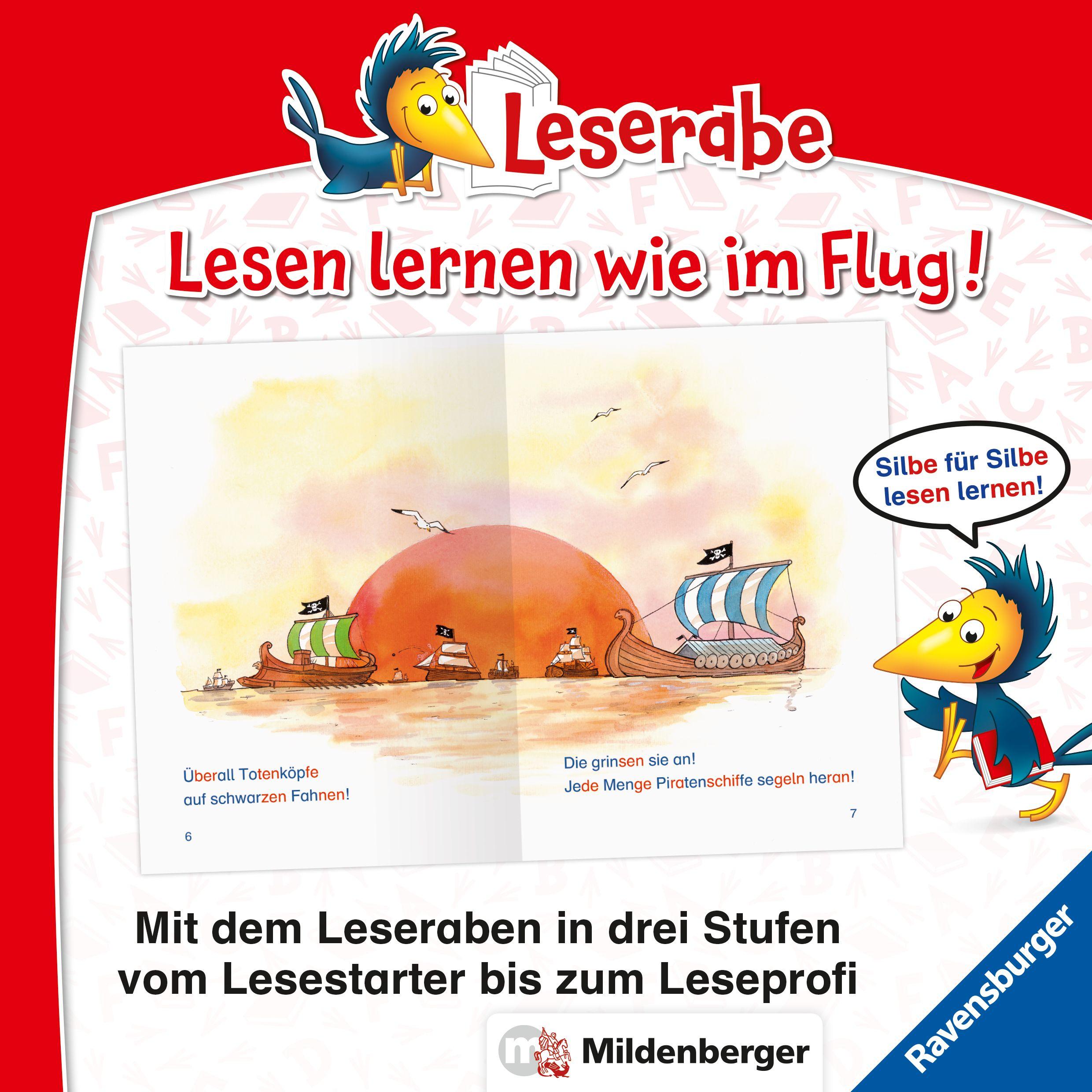 Beispielinhalt (Bild) Piratengeschichten - Leserabe 1. Klasse - Erstlesebuch für Kinder ab 6 Jahren