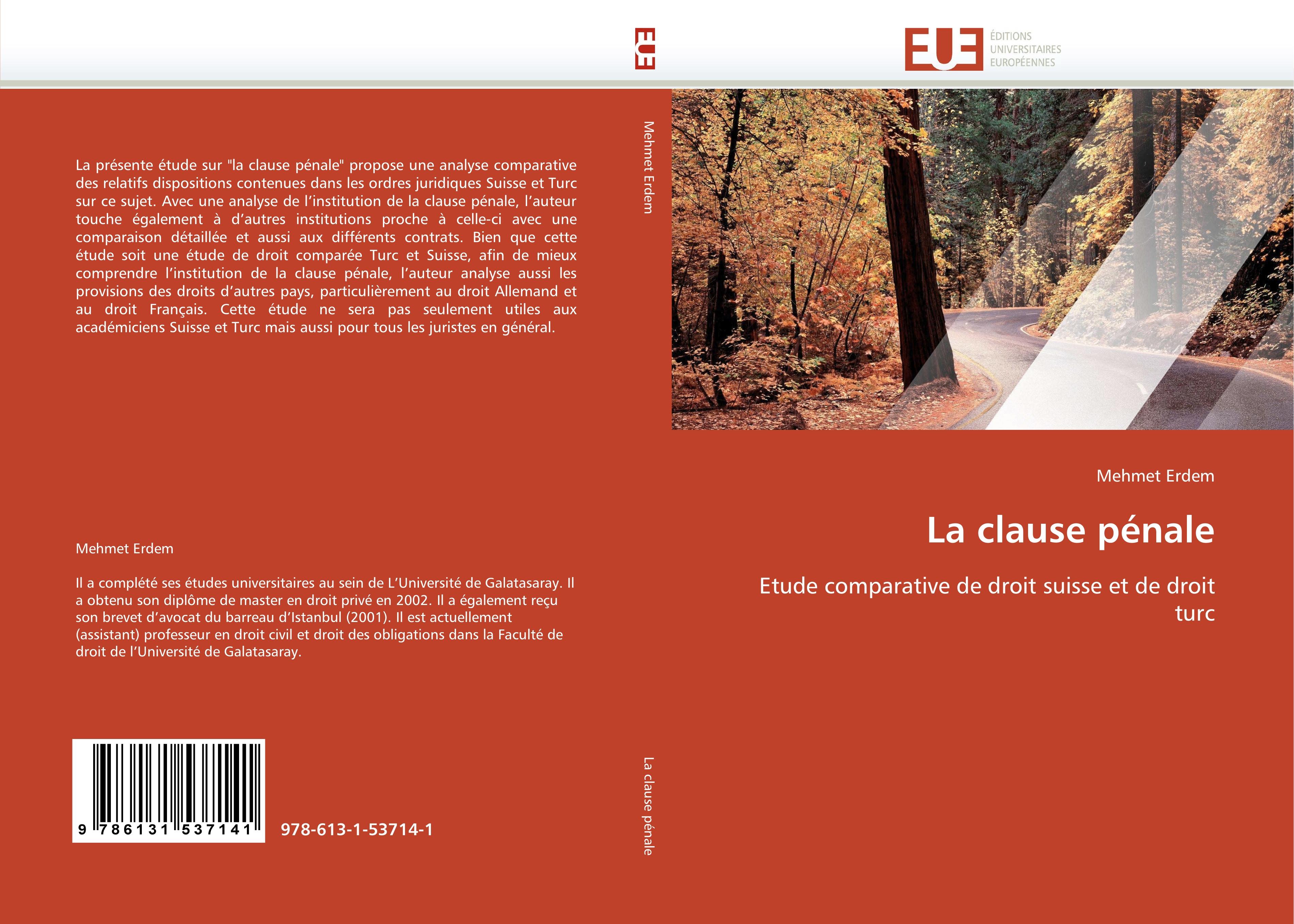 Vorderes Coverbild La clause pénale