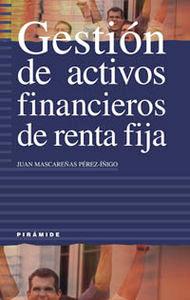 Vorderes Coverbild Gestión de activos financieros de renta fija