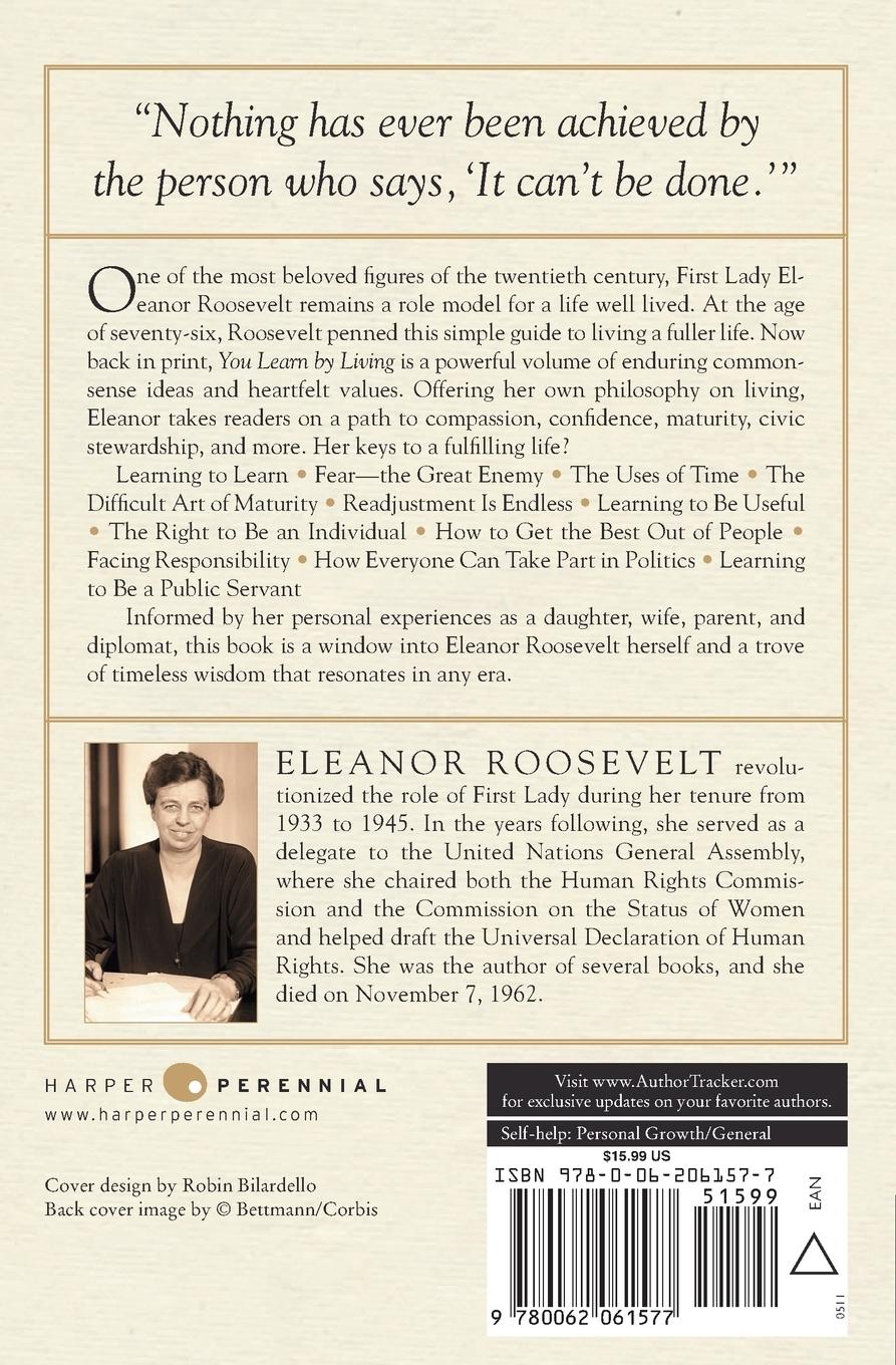 Rückseitencover You Learn by Living