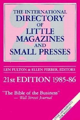 Vorderes Coverbild International Directory of Little Magazines and Small Presses 1985-86