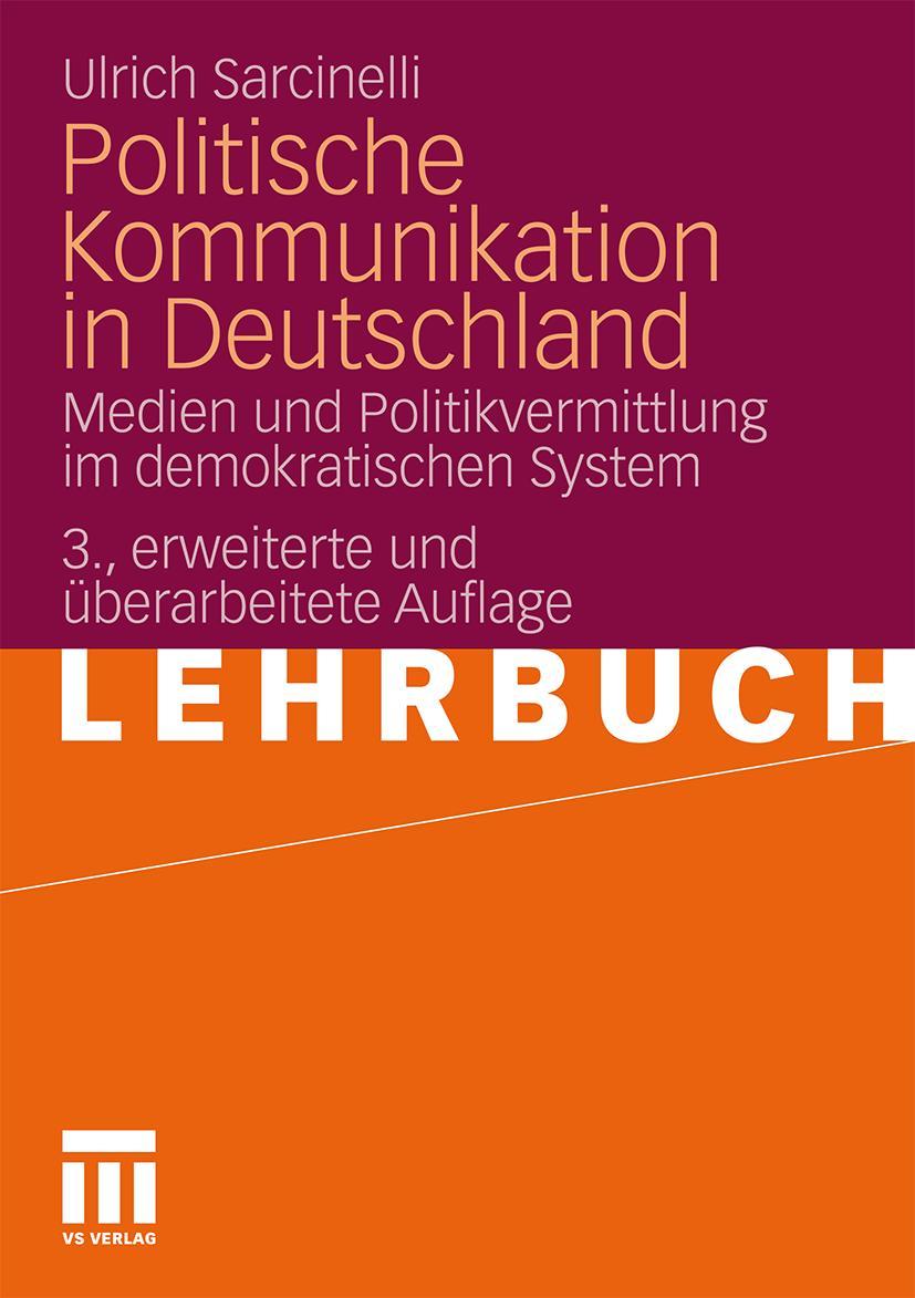 Vorderes Coverbild Politische Kommunikation in Deutschland