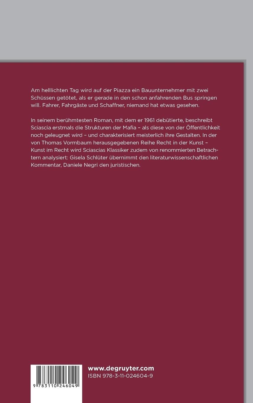 Rückseitencover Der Tag der Eule