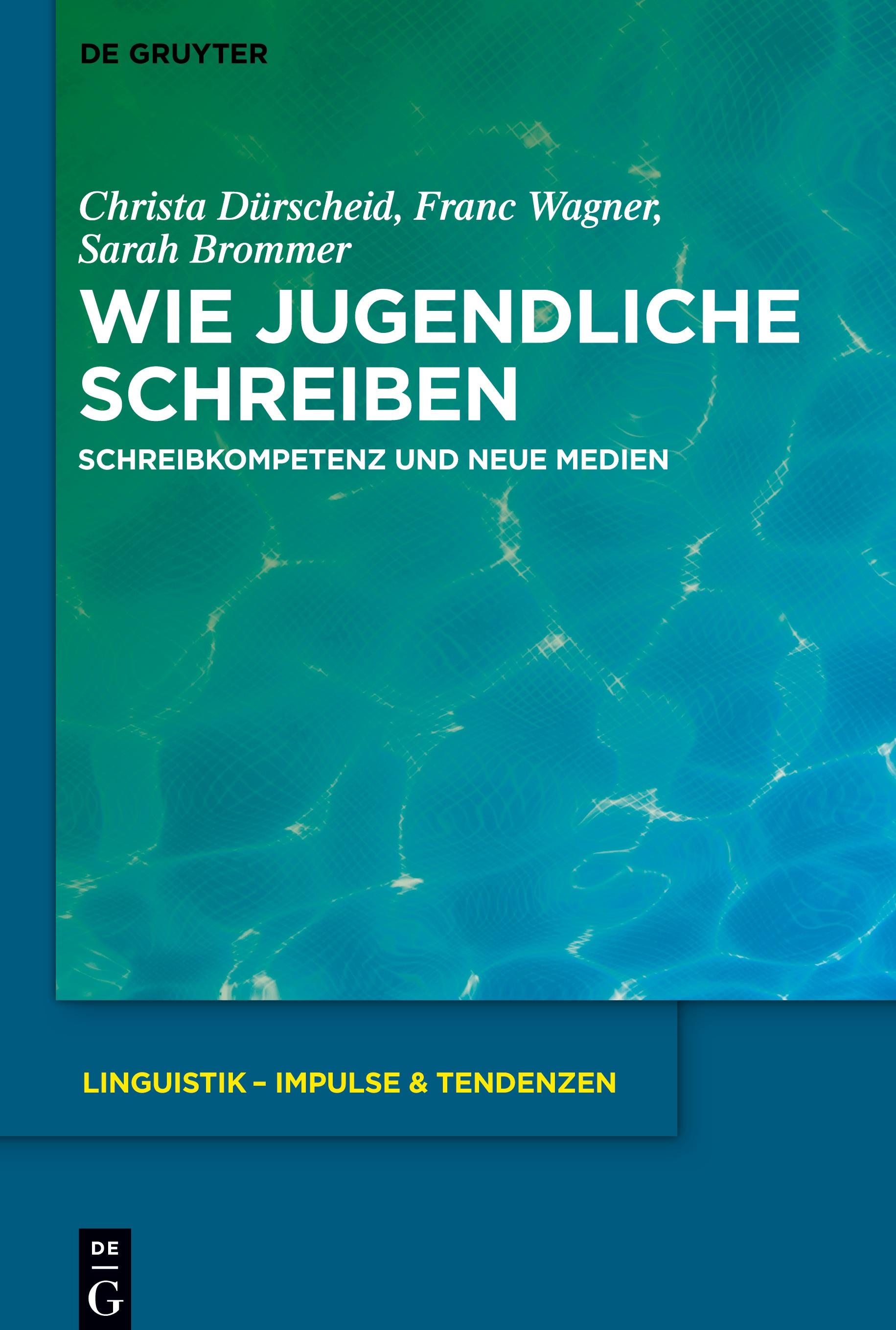 Vorderes Coverbild Wie Jugendliche schreiben