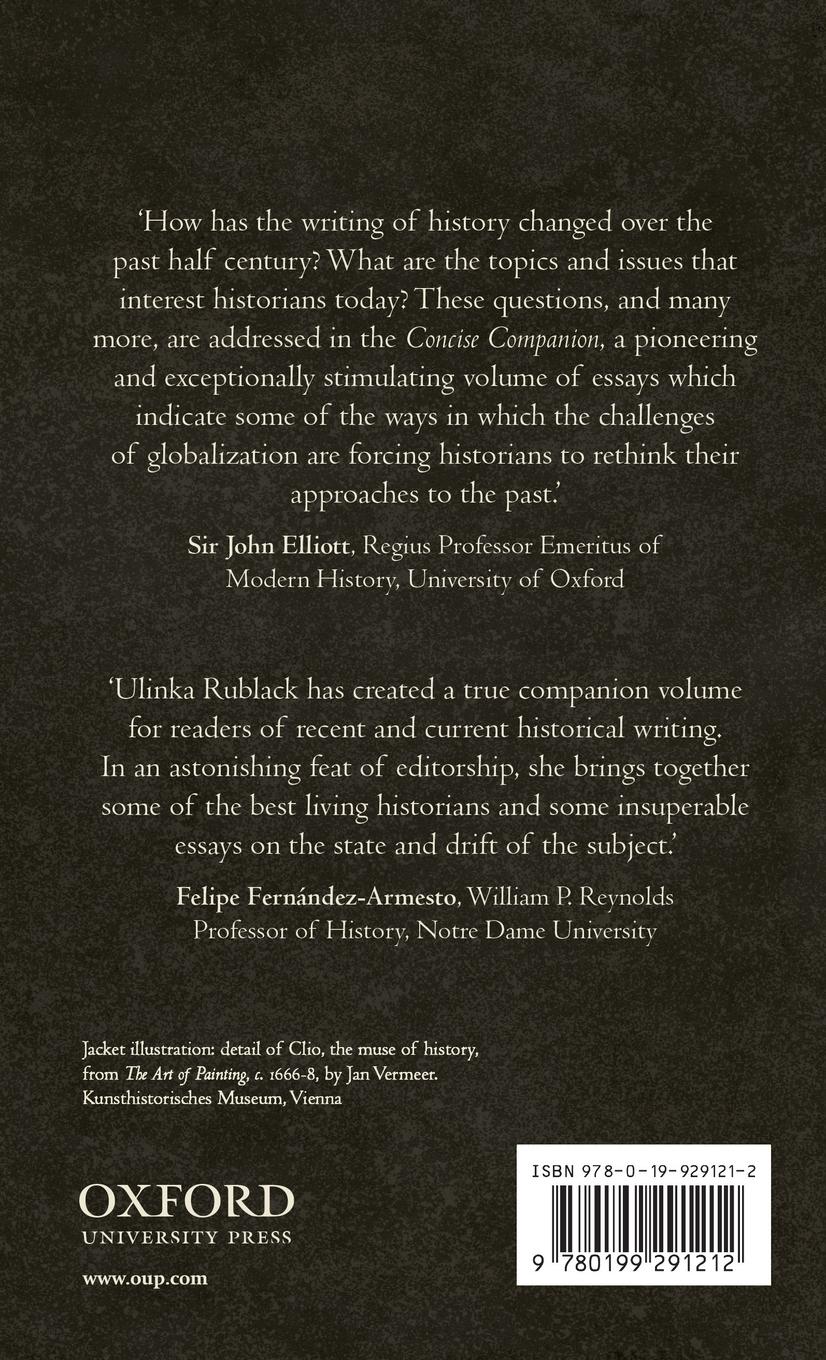 Rückseitencover Concise Companion to History