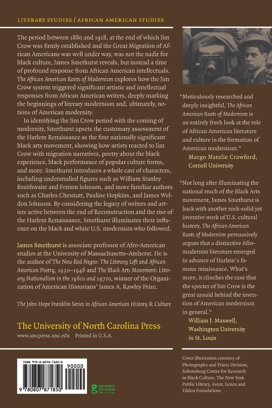 Rückseitencover The African American Roots of Modernism