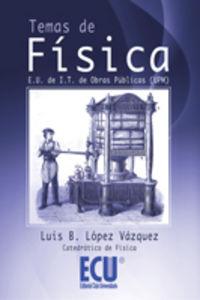 Vorderes Coverbild Temas de física