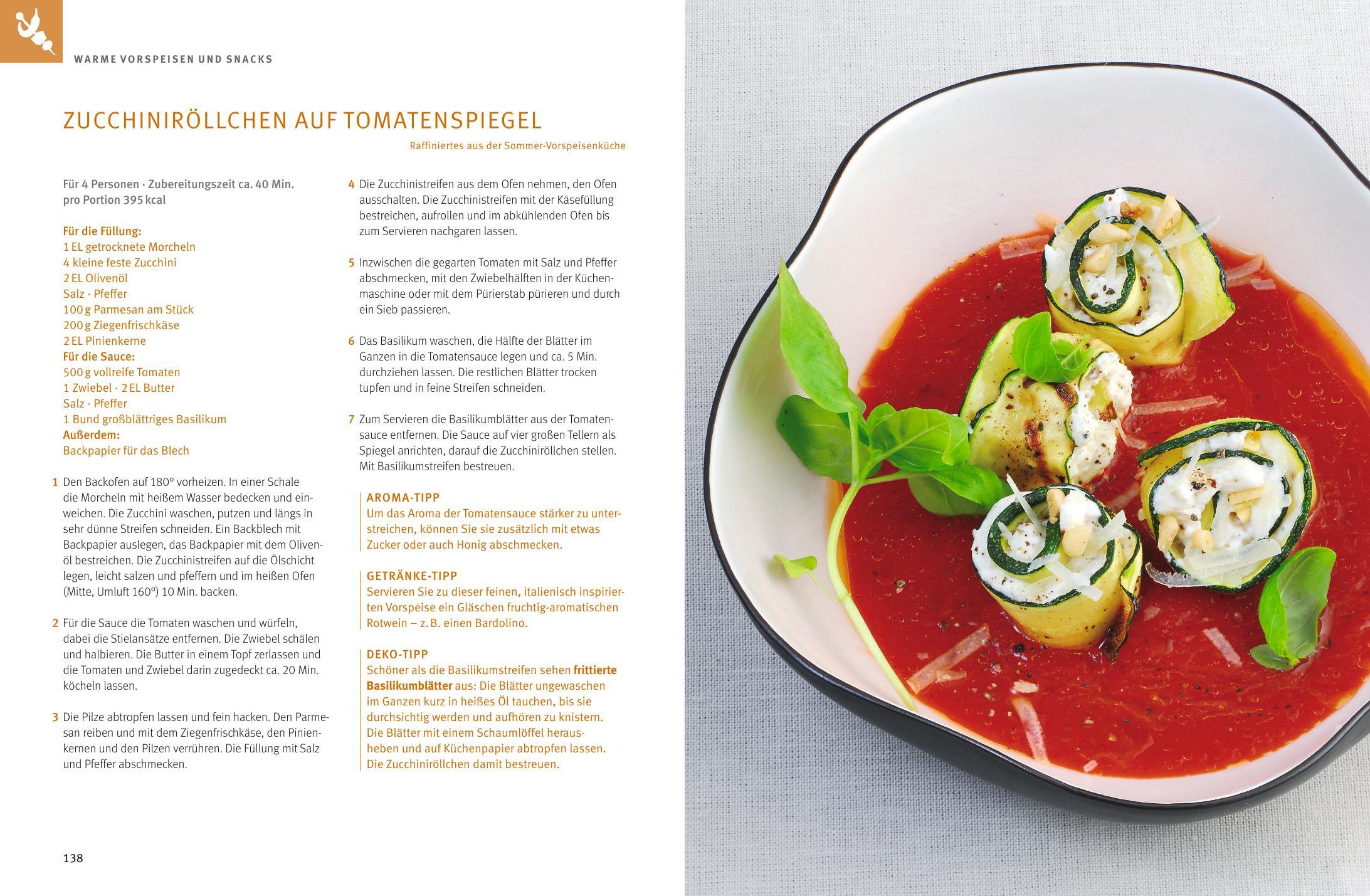 Beispielinhalt (Bild) Vegetarisch! Das Goldene von GU