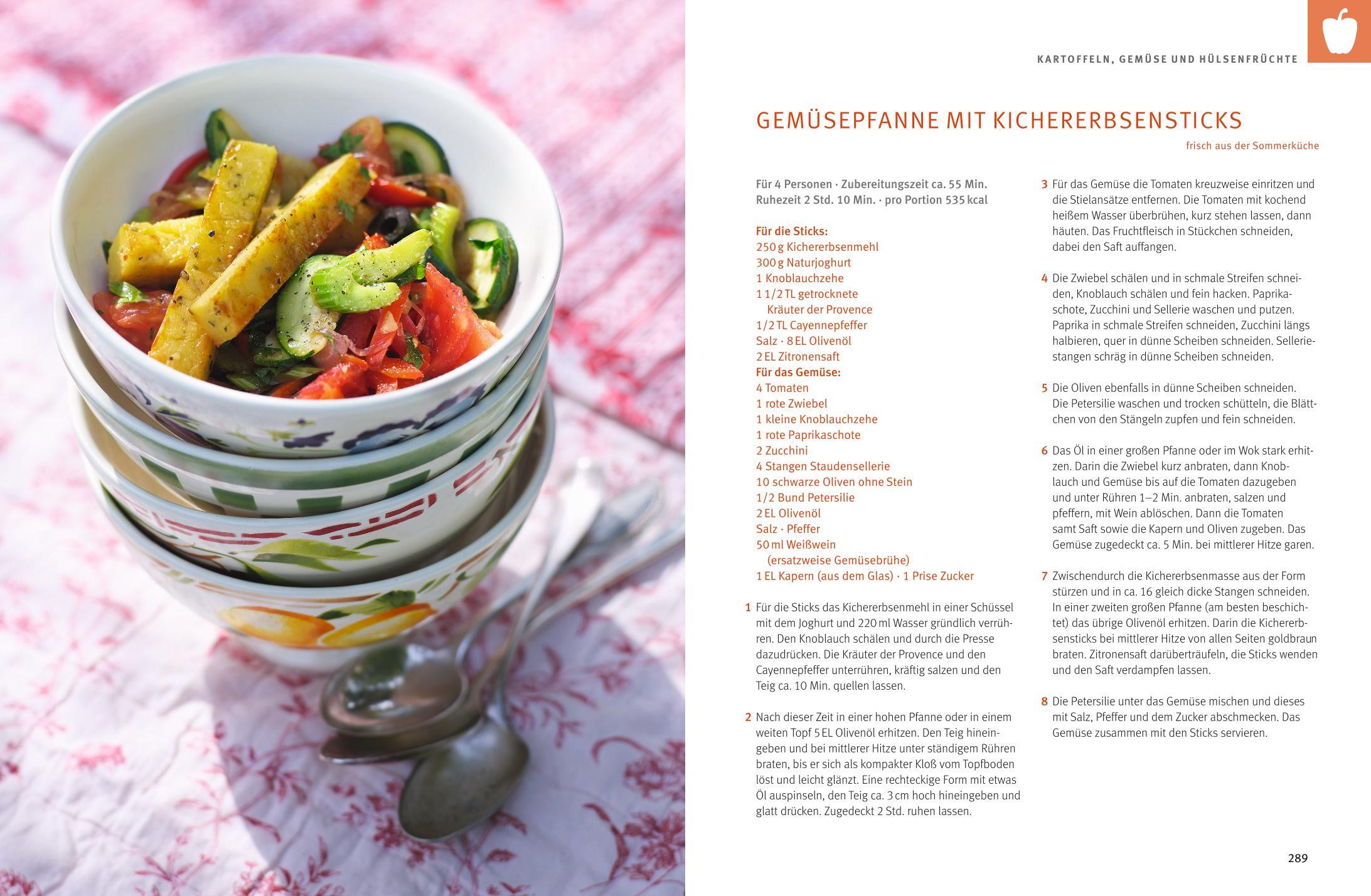 Beispielinhalt (Bild) Vegetarisch! Das Goldene von GU