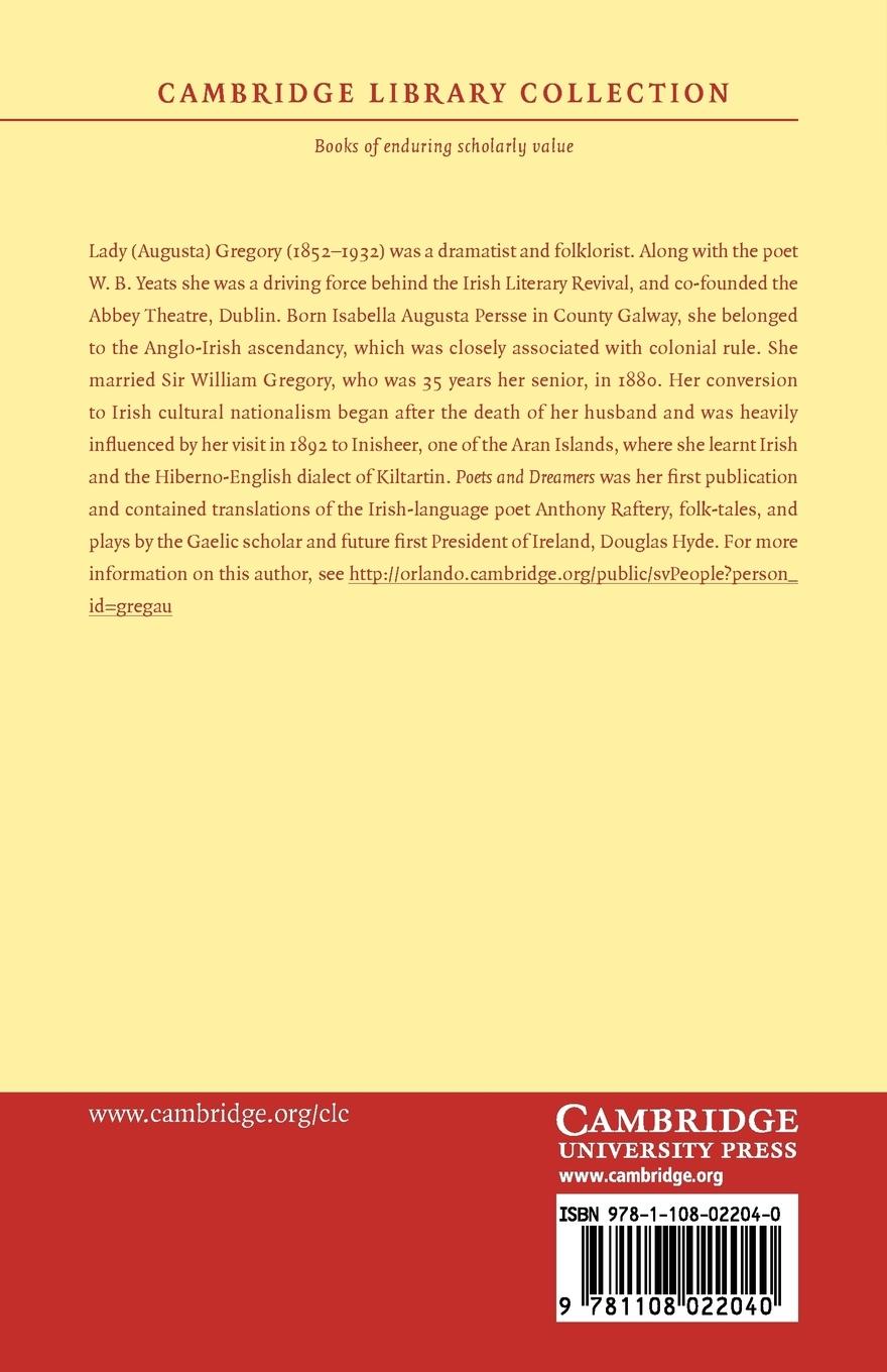 Rückseitencover Poets and Dreamers