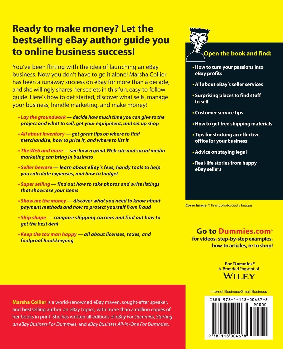 Rückseitencover Starting an Ebay Business for Dummies
