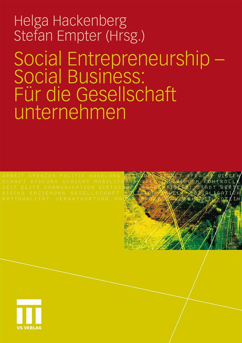 Vorderes Coverbild Social Entrepreneurship - Social Business: Für die Gesellschaft unternehmen