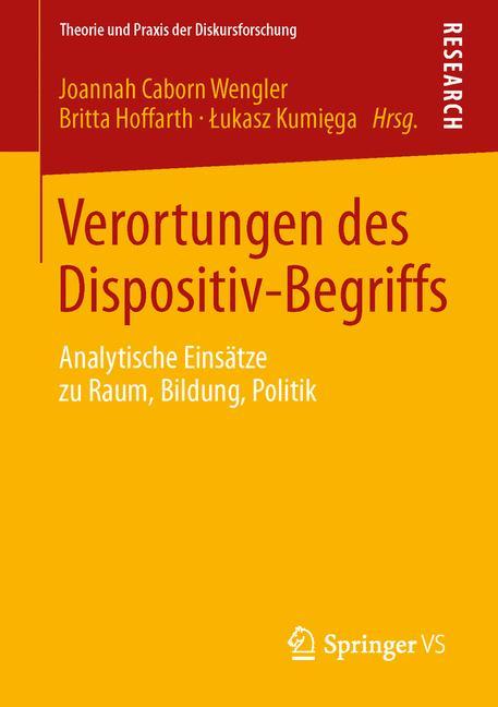 Vorderes Coverbild Verortungen des Dispositiv-Begriffs