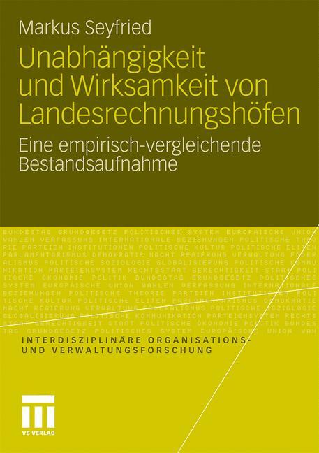 Vorderes Coverbild Unabhängigkeit und Wirksamkeit von Landesrechnungshöfen