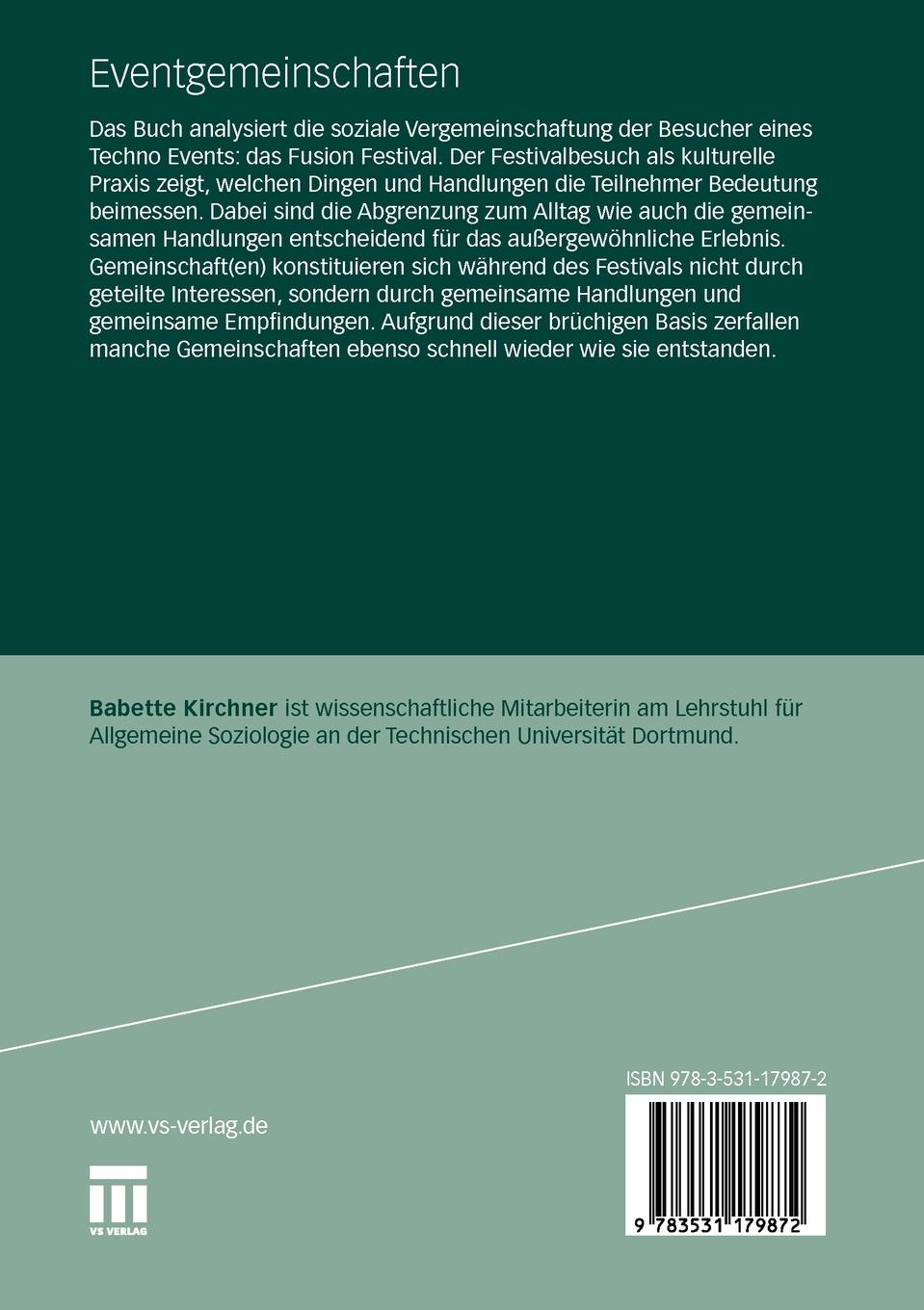 Rückseitencover Eventgemeinschaften