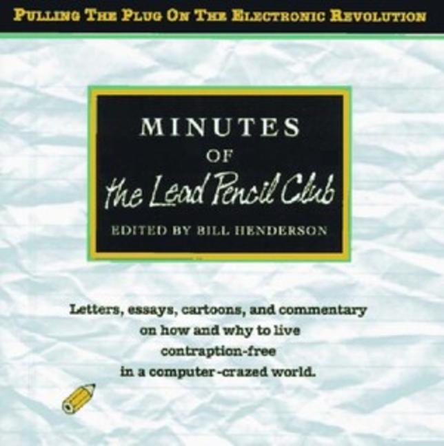 Vorderes Coverbild Minutes of the Lead Pencil Club