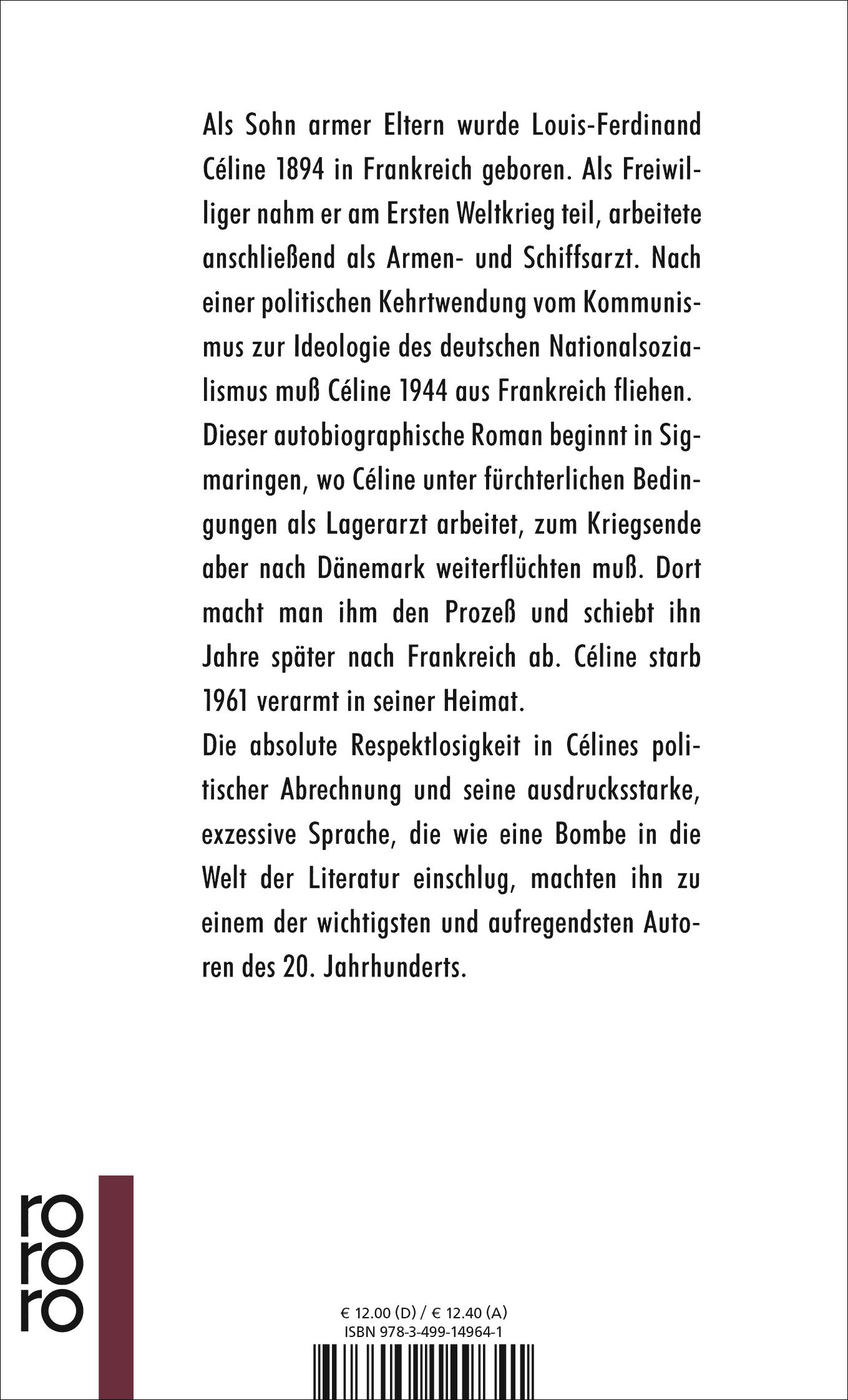 Rückseitencover Von einem Schloss zum andern