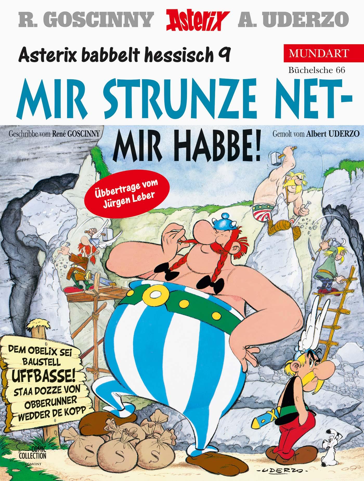 Vorderes Coverbild Asterix Mundart 66 Hessisch 9