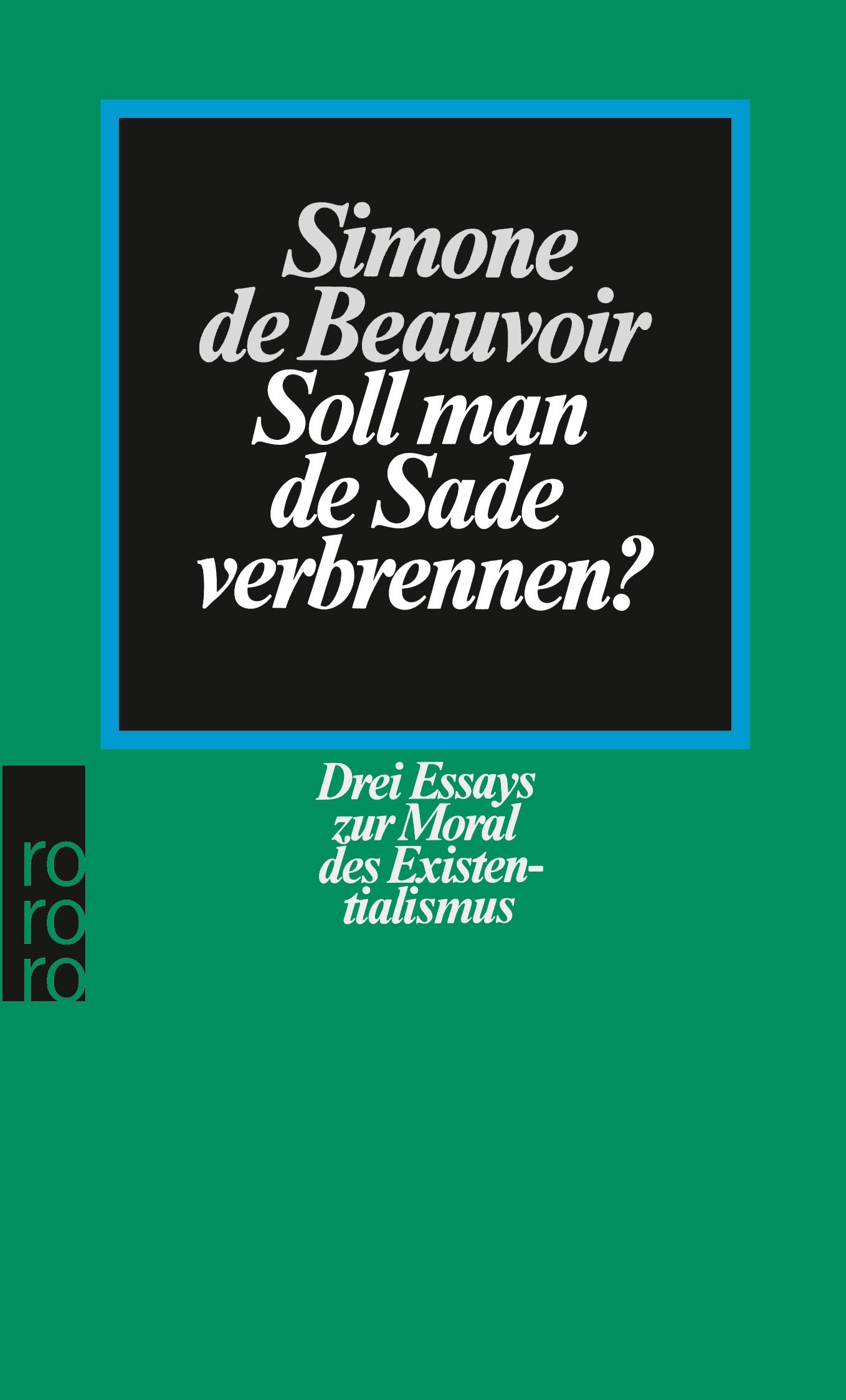 Vorderes Coverbild Soll man de Sade verbrennen?