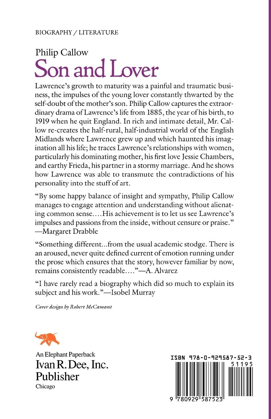 Rückseitencover Son and Lover