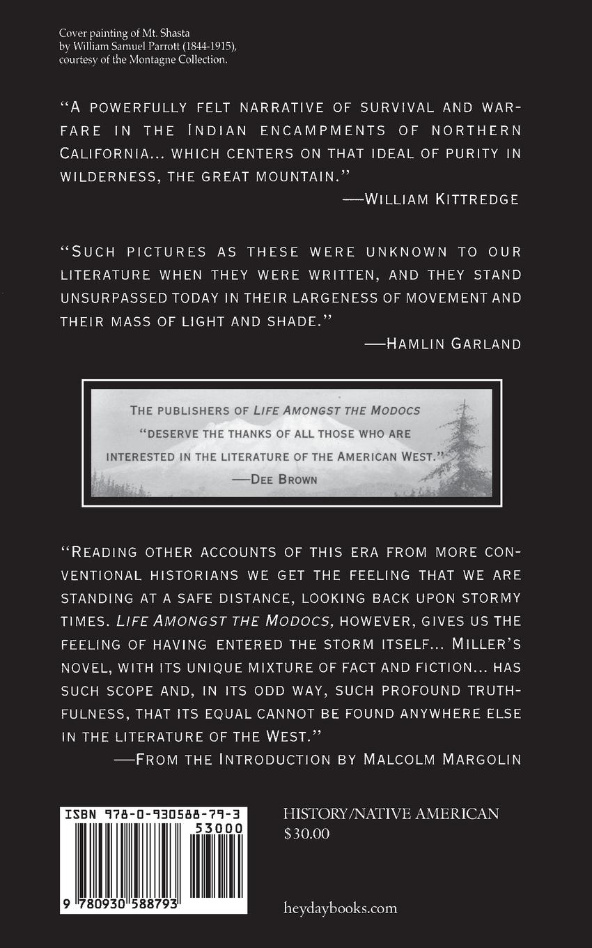 Rückseitencover Life Amongst the Modocs