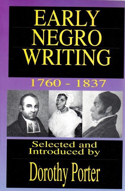 Vorderes Coverbild Early Negro Writing