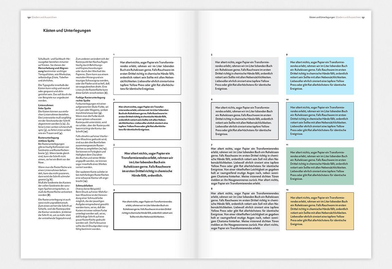 Beispielinhalt (Bild) Lesetypografie