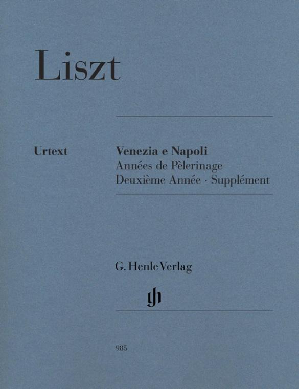 Vorderes Coverbild Liszt, Franz - Venezia e Napoli