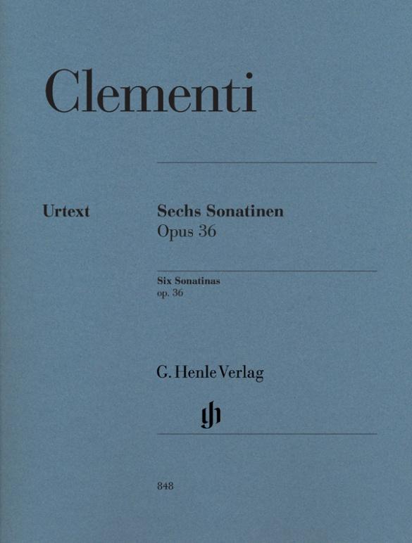 Vorderes Coverbild Sechs Sonatinen op. 36